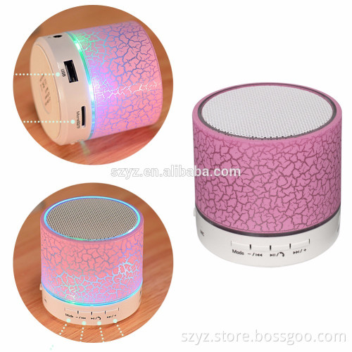 Wholesale mini music speaker wireless bluetooth led light speaker for sale